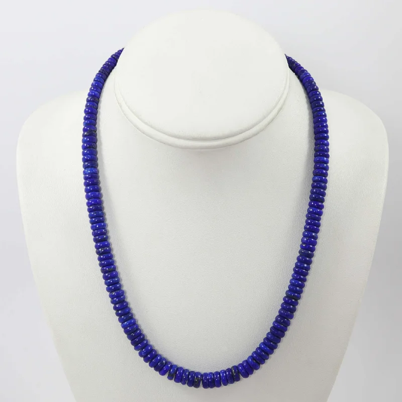 Women's fashion necklaces-Lapis Necklace