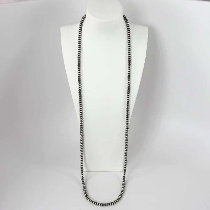 Women's handmade artisan necklaces-Navajo Pearl Necklace