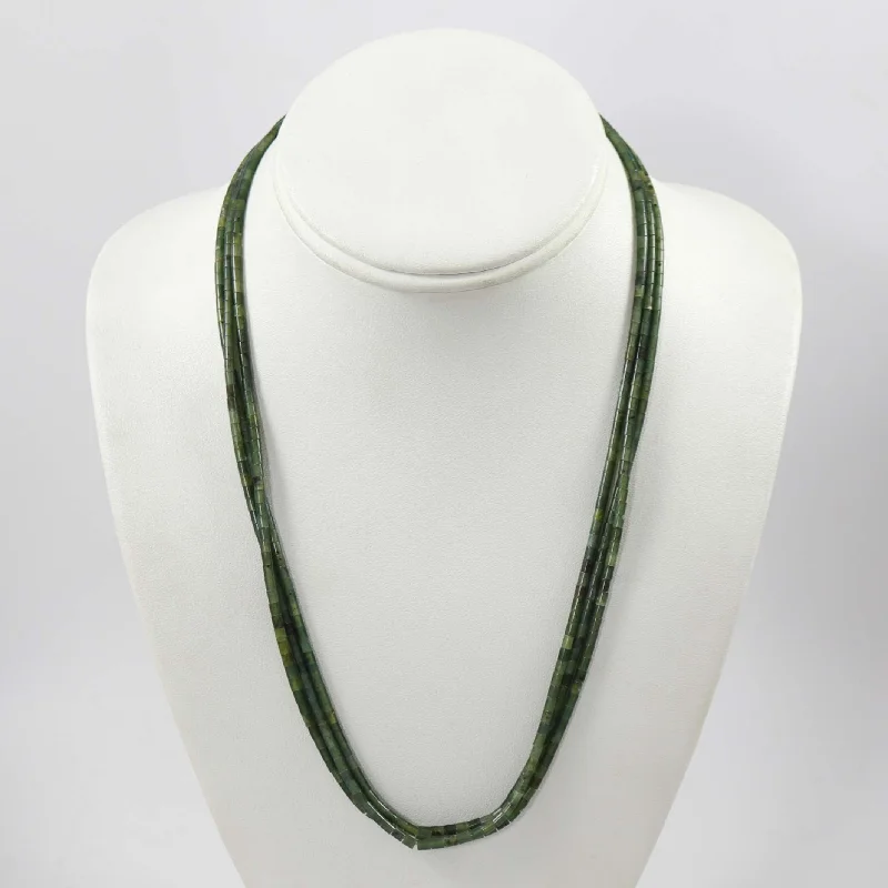 Women's everyday necklaces-Jade Bead Necklace