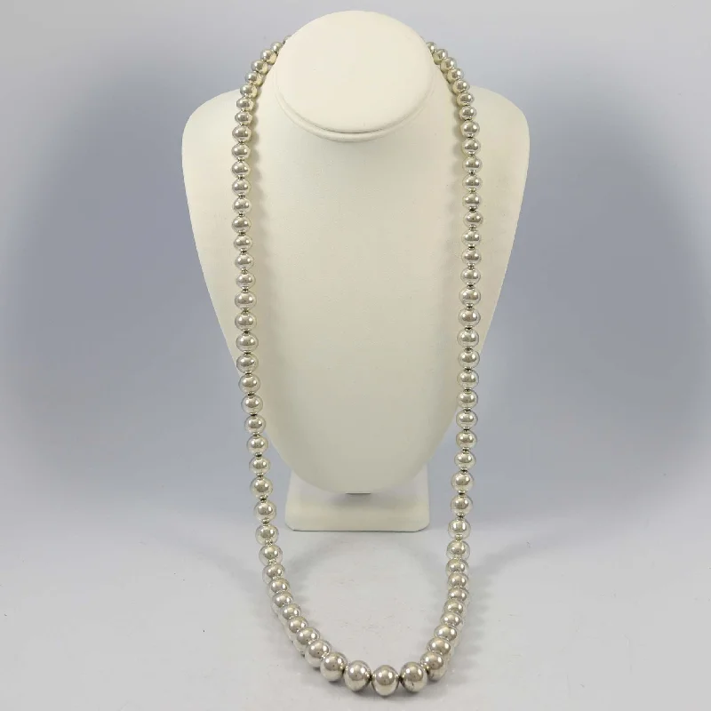 Women's photo necklaces-Navajo Pearl Necklace