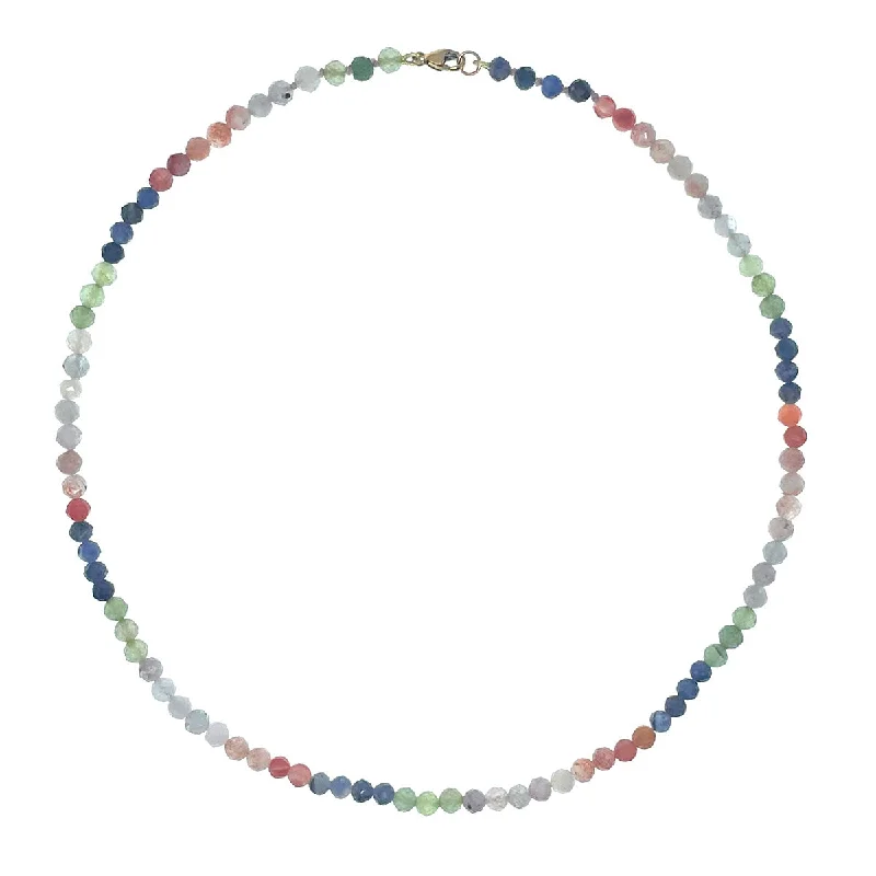 Trendy women's necklaces-Rainbow Bright Necklace - Fruit Platter