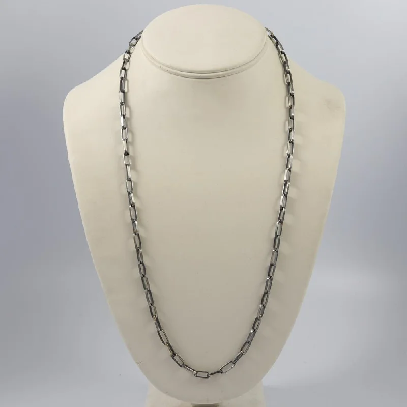 Women's casual necklaces-Hopi Chain Necklace (16ga., 24")