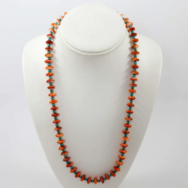 Handmade women's necklaces-Multi-Stone Bead Necklace