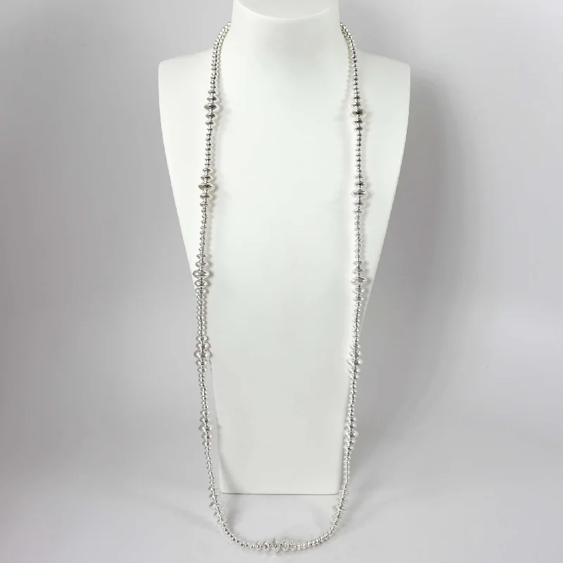 Women's holiday necklaces-Navajo Pearl Necklace