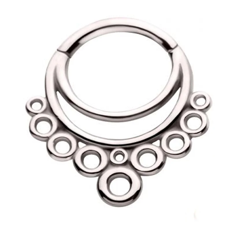 Women's minimalist rings-Cirque Hinged Segment Ring