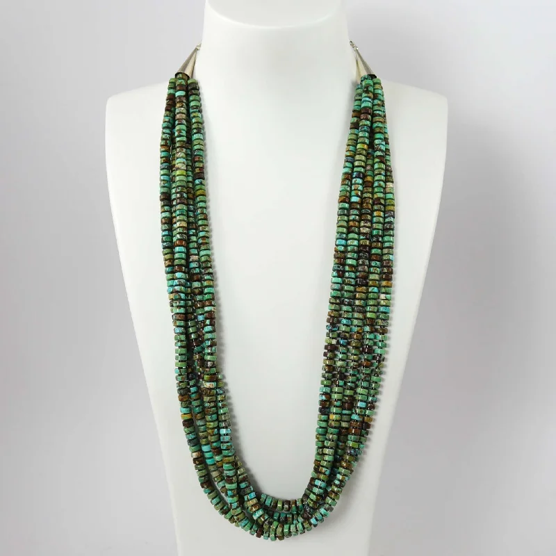 Women's gemstone necklaces-Candelaria Turquoise Necklace