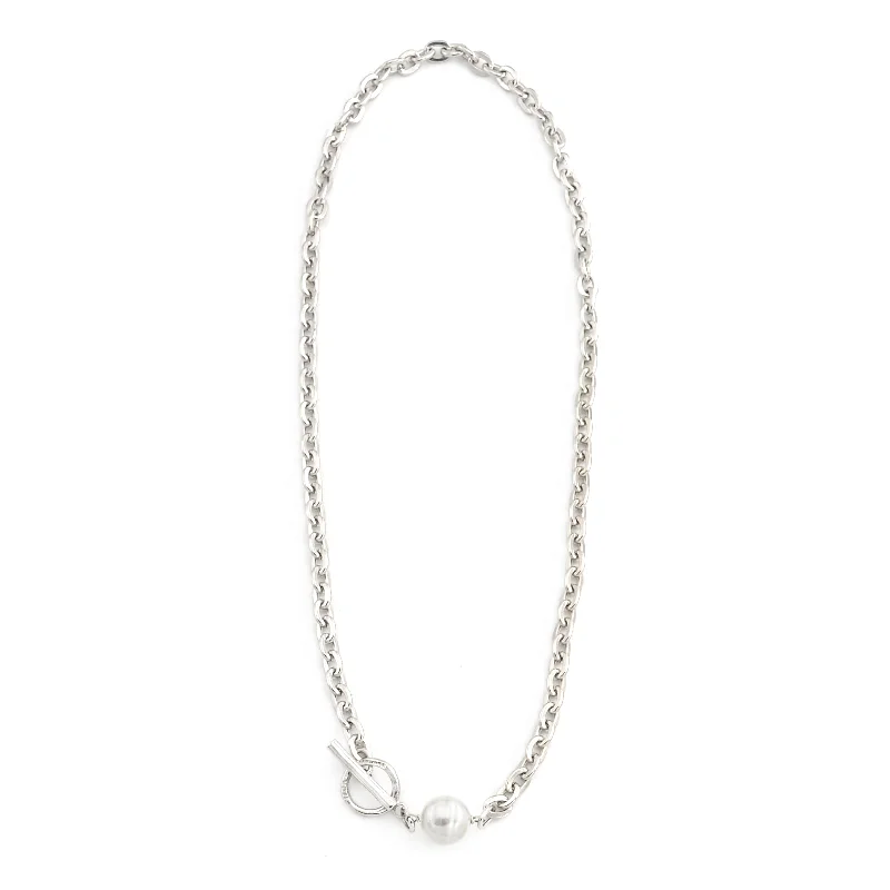 Women's ethical necklaces-Pewter Necklace