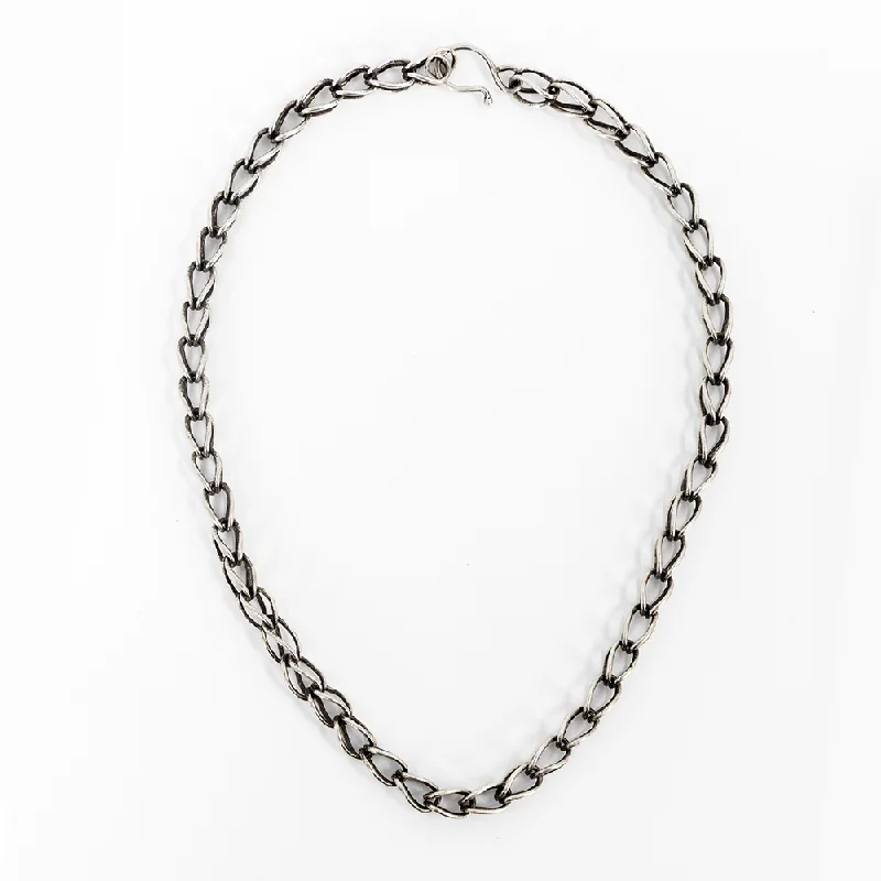 Women's seasonal necklaces-Loop Maille Chain Necklace