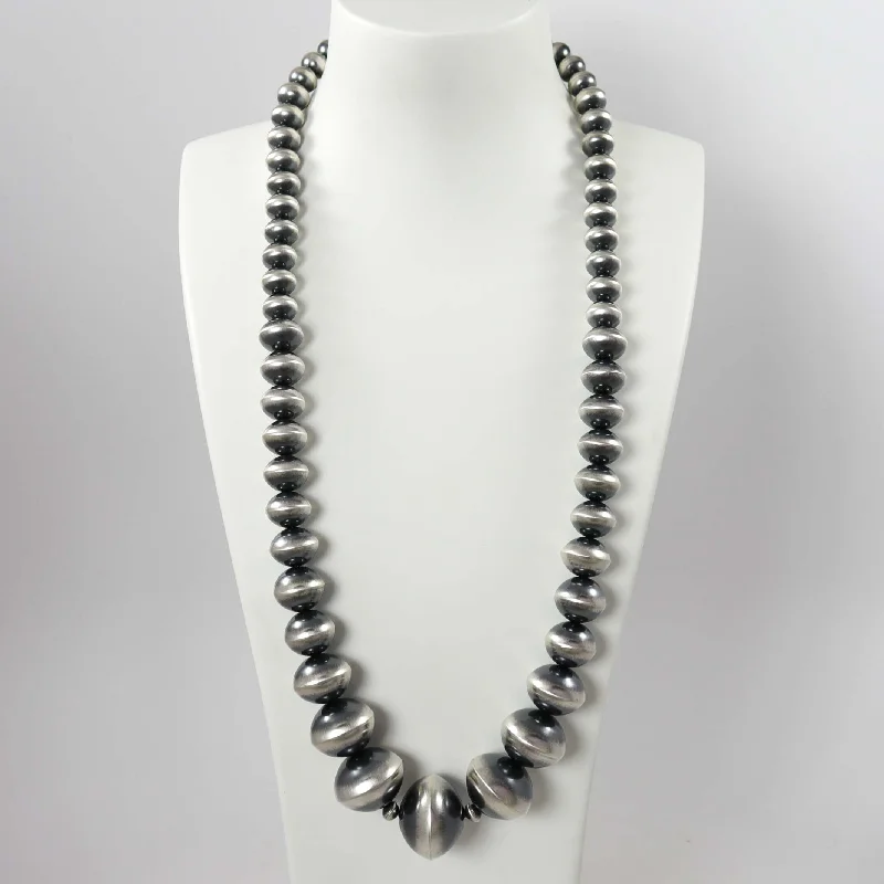 Women's diamond necklaces-Navajo Pearl Necklace