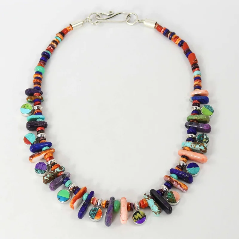 Women's ethical necklaces-Multi-Stone Treasure Necklace