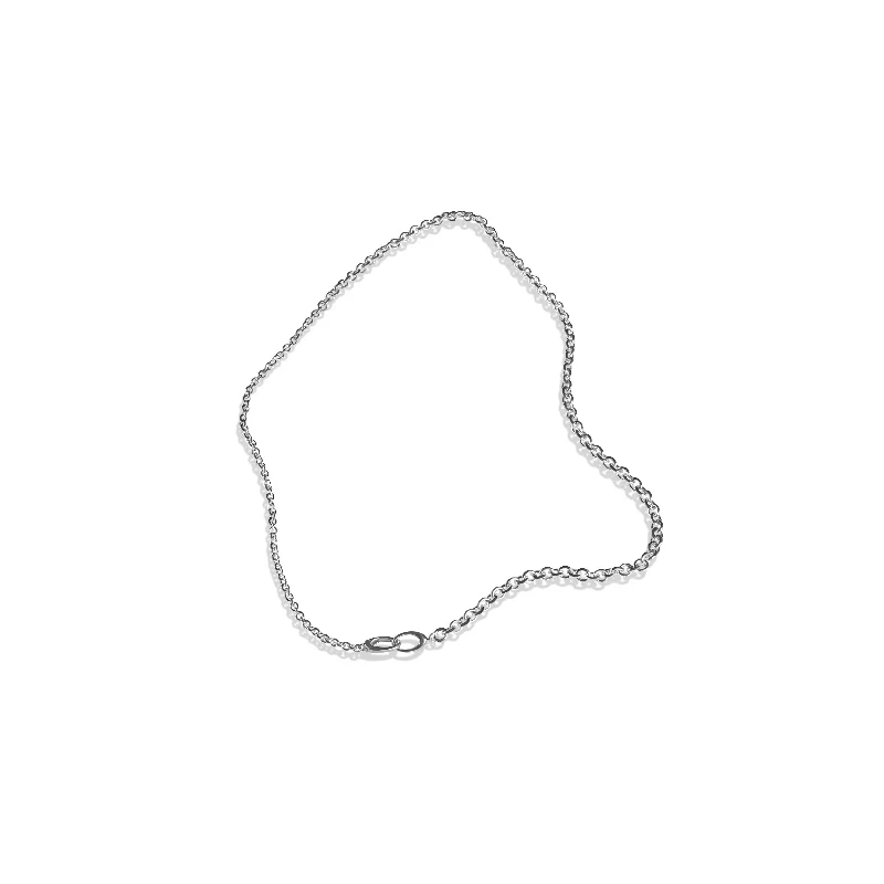 Women's bridal necklaces-Graduated Link Necklace