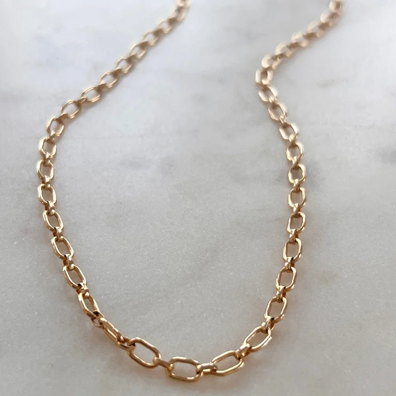 Women's gold necklaces-Babe Choker