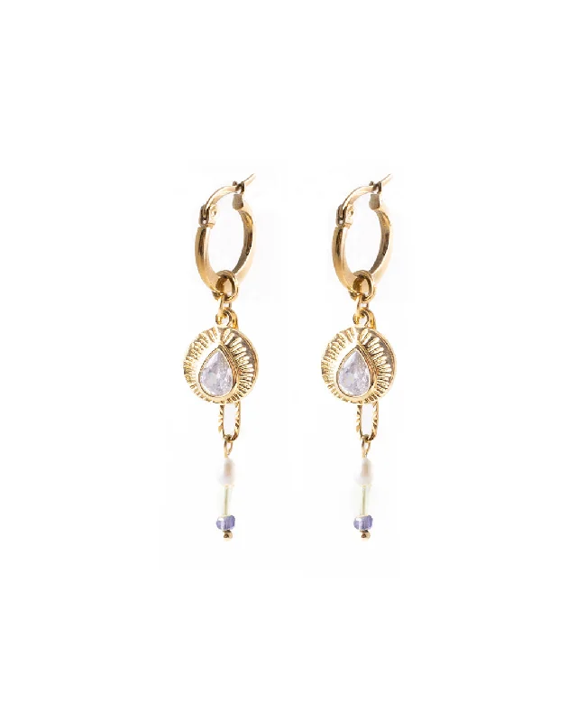 Women's ear cuffs-Renaud Gold Earrings