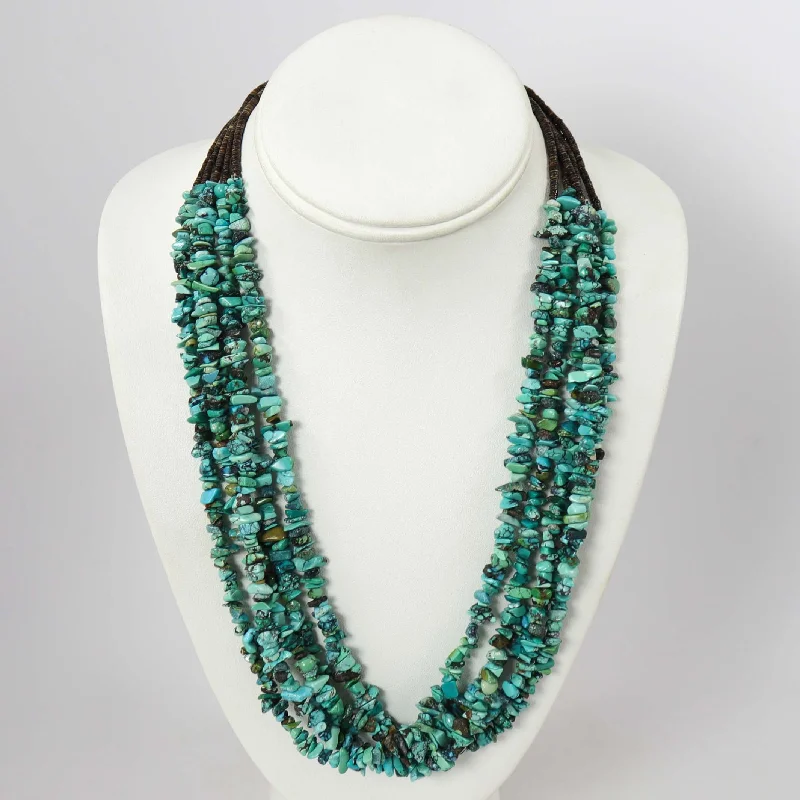 Women's beaded necklaces-Turquoise Necklace