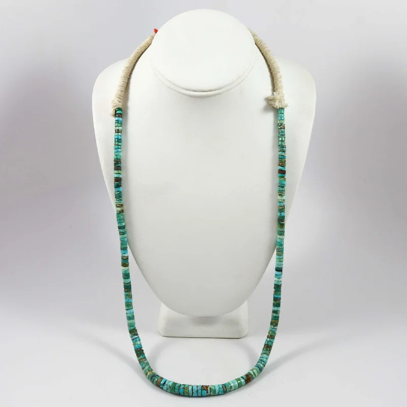 Women's sapphire necklaces-Cheyenne Turquoise Necklace