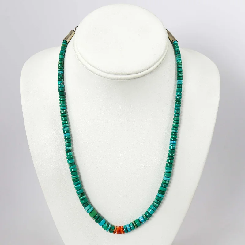 Women's formal necklaces-Fox Turquoise Necklace