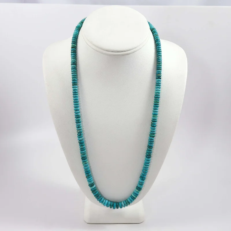 Women's handmade artisan necklaces-Fox Turquoise Necklace