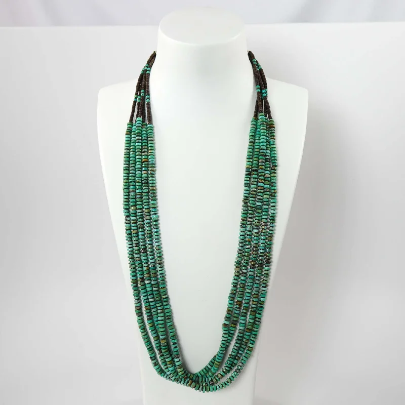 Women's crystal necklaces-Kingman Turquoise Necklace