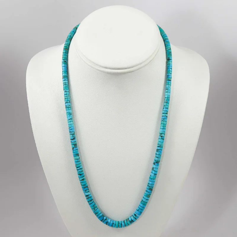 Women's beaded necklaces-Kingman Turquoise Necklace