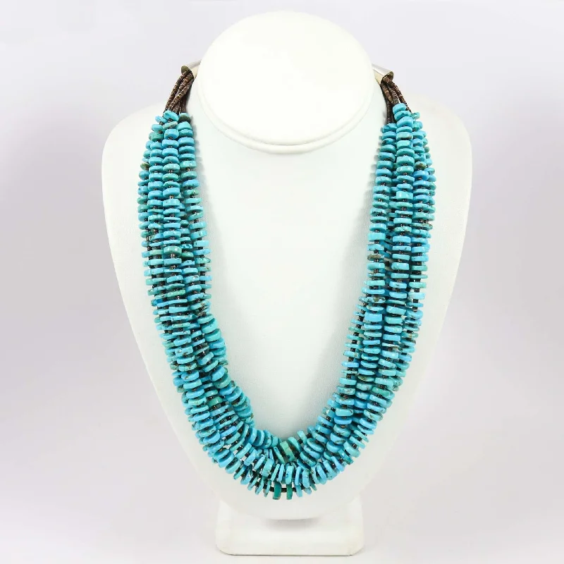 Women's anniversary necklaces-Kingman Turquoise Necklace