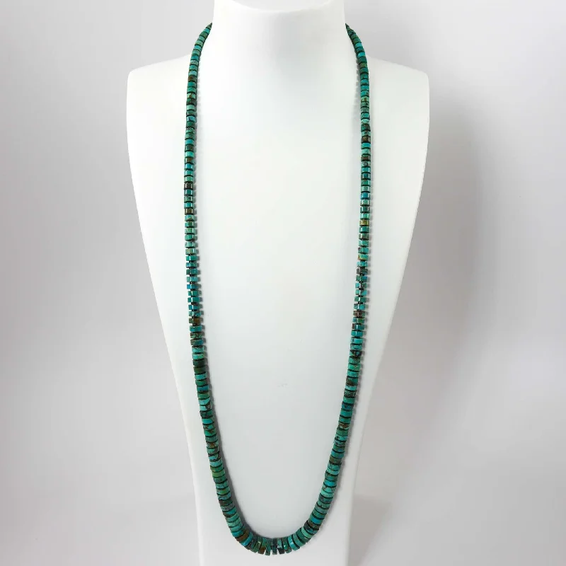 Women's statement necklaces-Kingman Turquoise Necklace