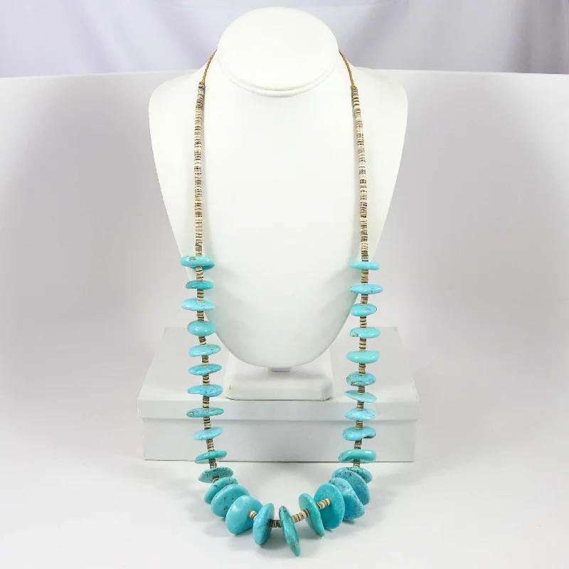 Women's birthday gift necklaces-Kingman Turquoise Necklace