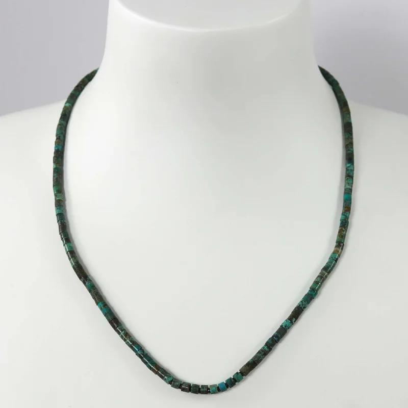 Women's alloy necklaces-Kingman Turquoise Necklace