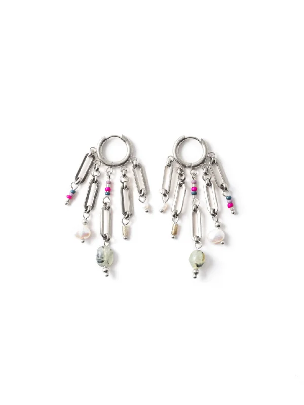 Women's eco-friendly earrings-Canopia Silver Earrings