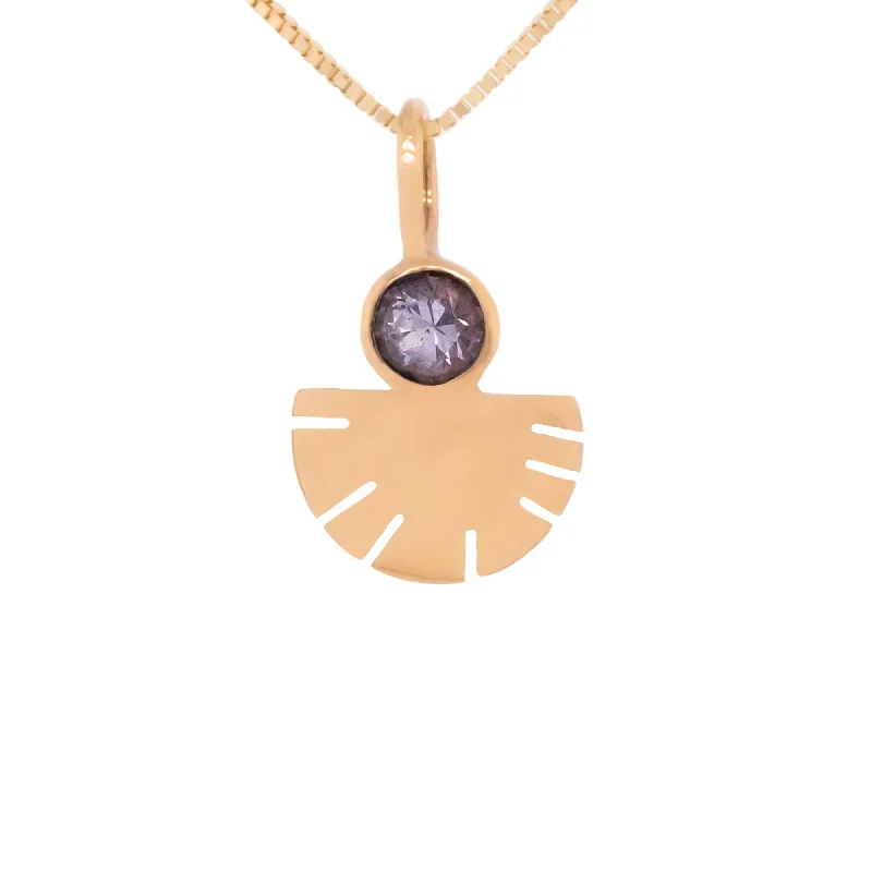 Women's ethical necklaces-Arizona Amethyst Aquilla Necklace