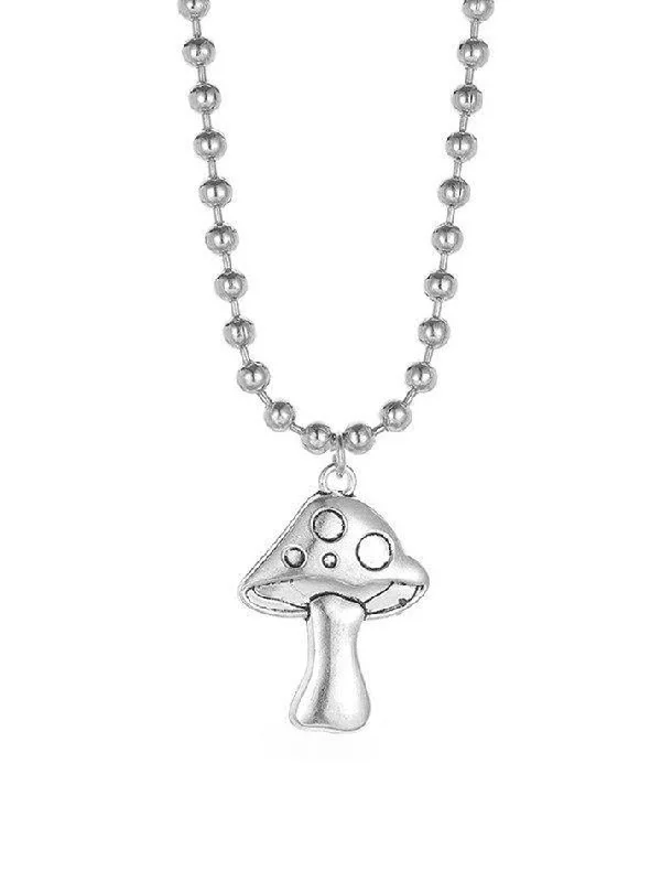 High-end women's necklaces-Vintage Mushroom Necklace