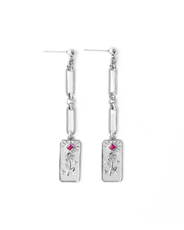 Women's nickel-free earrings-Rosato Silver Earrings