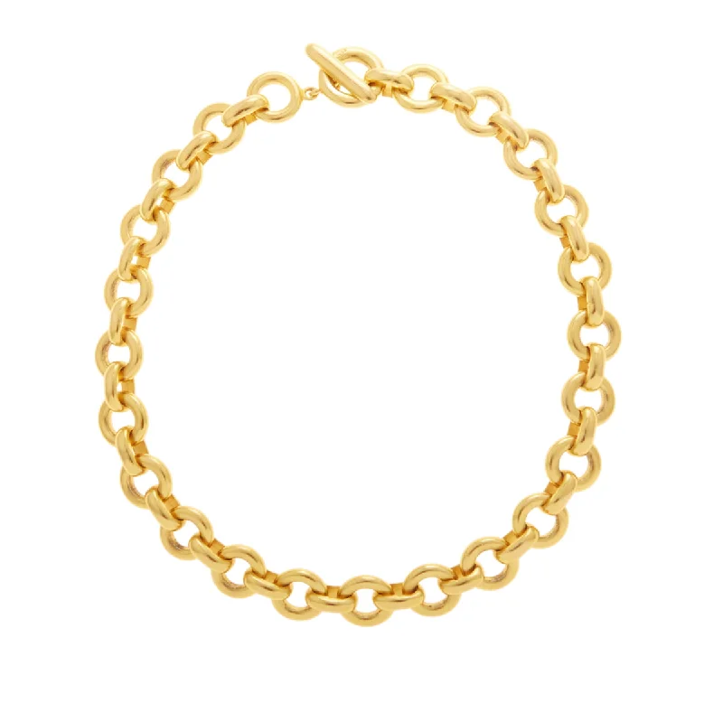 Women's gold-plated necklaces-Hazel Necklace