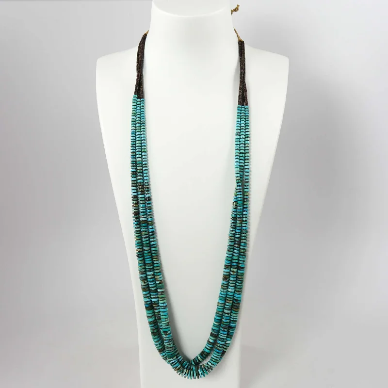 Women's Christmas necklaces-Kingman Turquoise Necklace