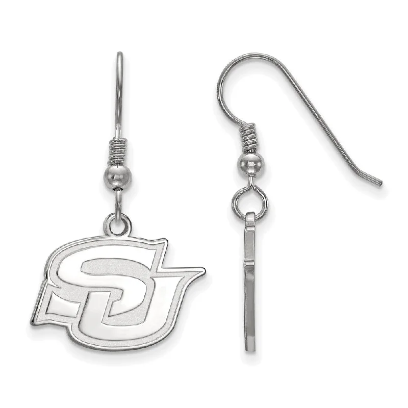 Women's stud earrings-Sterling Silver Southern University Small Dangle Earrings