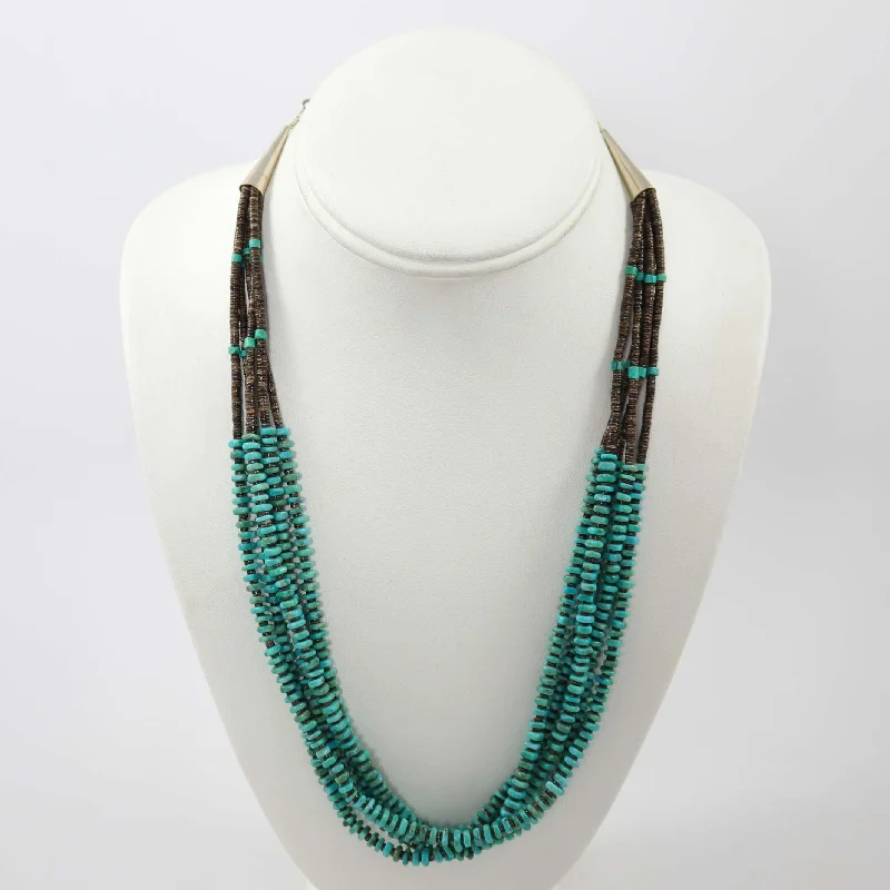 Women's titanium necklaces-Turquoise Necklace