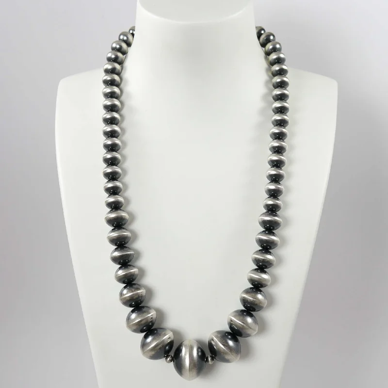 Trendy women's necklaces-Navajo Pearl Necklace