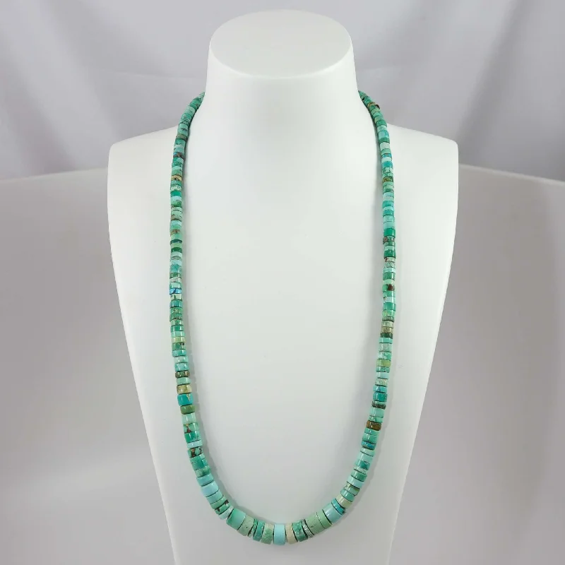 Women's elegant necklaces-Fox Turquoise Necklace