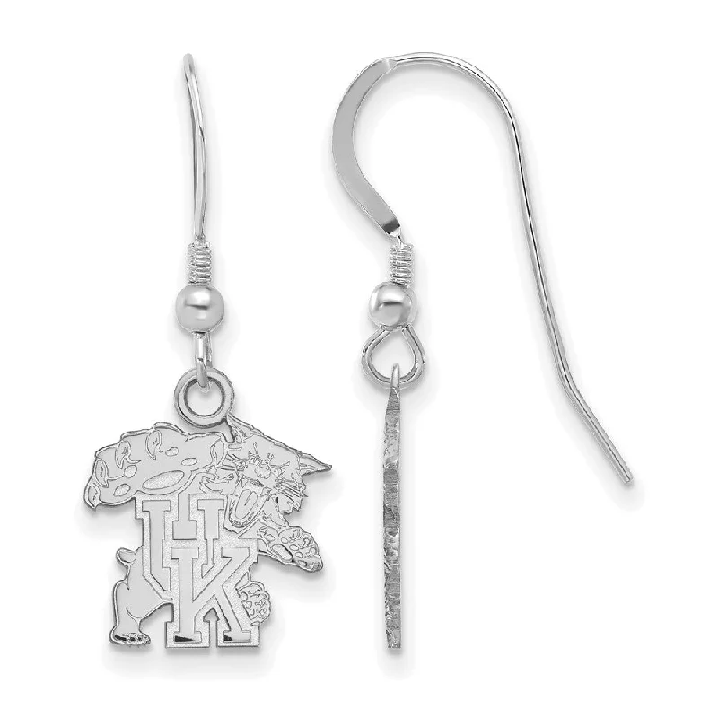 Women's elegant earrings-Sterling Silver University of Kentucky Small Dangle Earrings