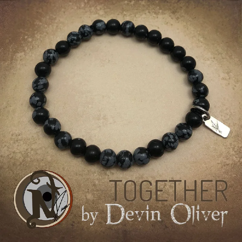 Women's stainless steel bangles-Devin Oliver NTIO Together Bracelet