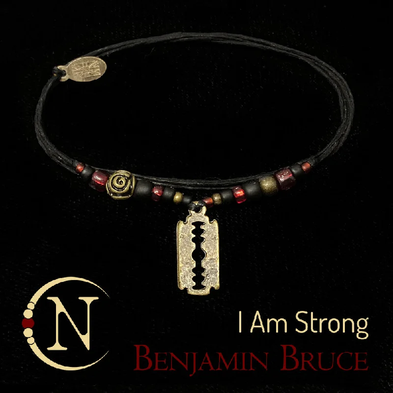 High-end women's bangles-I Am Strong NTIO Bracelet by Benjamin Bruce