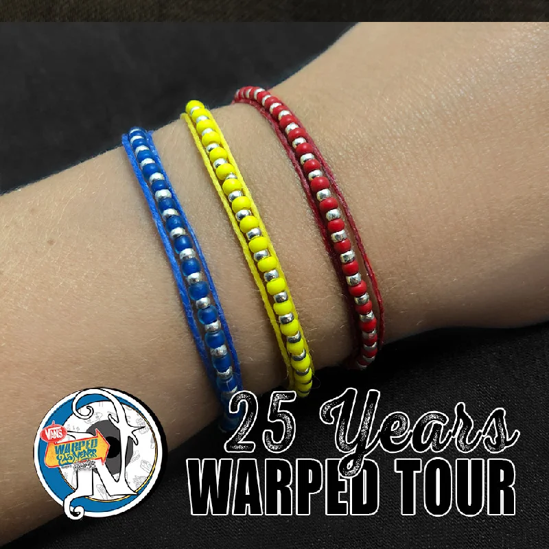 Women's everyday bangles-Bundle 25 Years NTIO Bracelet by Vans Warped Tour