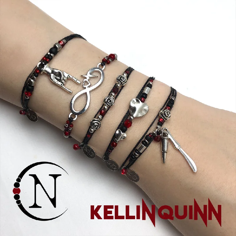 Women's photo bangles-Agree to Disagree Bracelet Bundle by Kellin Quinn