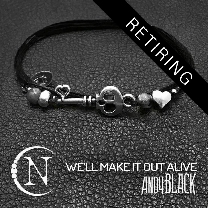 Women's charm bangles-We'll Make It Out Alive NTIO Bracelet by Andy Black ~ RETIRING