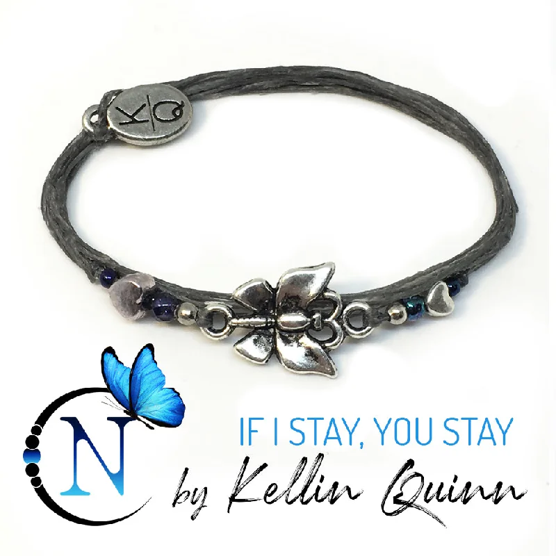 Women's cross bangles-If I Stay, You Stay NTIO Bracelet By Kellin Quinn