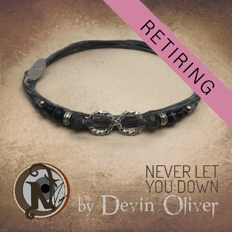 Women's fingerprint bangles-Never Let You Down NTIO Bracelet by Devin Oliver