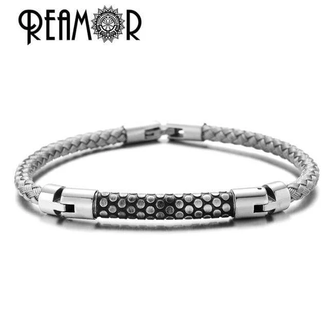 Women's heirloom bangles-Snake Skin Texture Streamlined Wire Stainless Steel Bracelet 8.26"