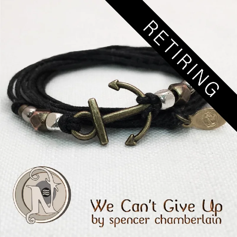 Women's sterling silver bangles-We Can't Give up NTIO Bracelet by Spencer Chamberlain