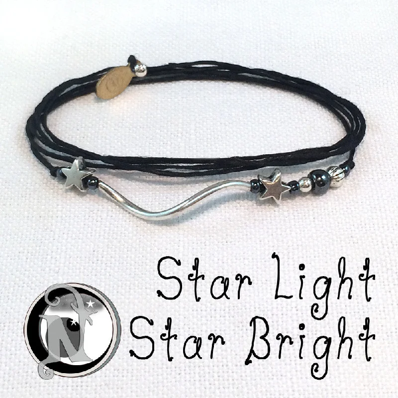 Women's cuff bracelets-Star Light Star Bright NTIO Bracelet