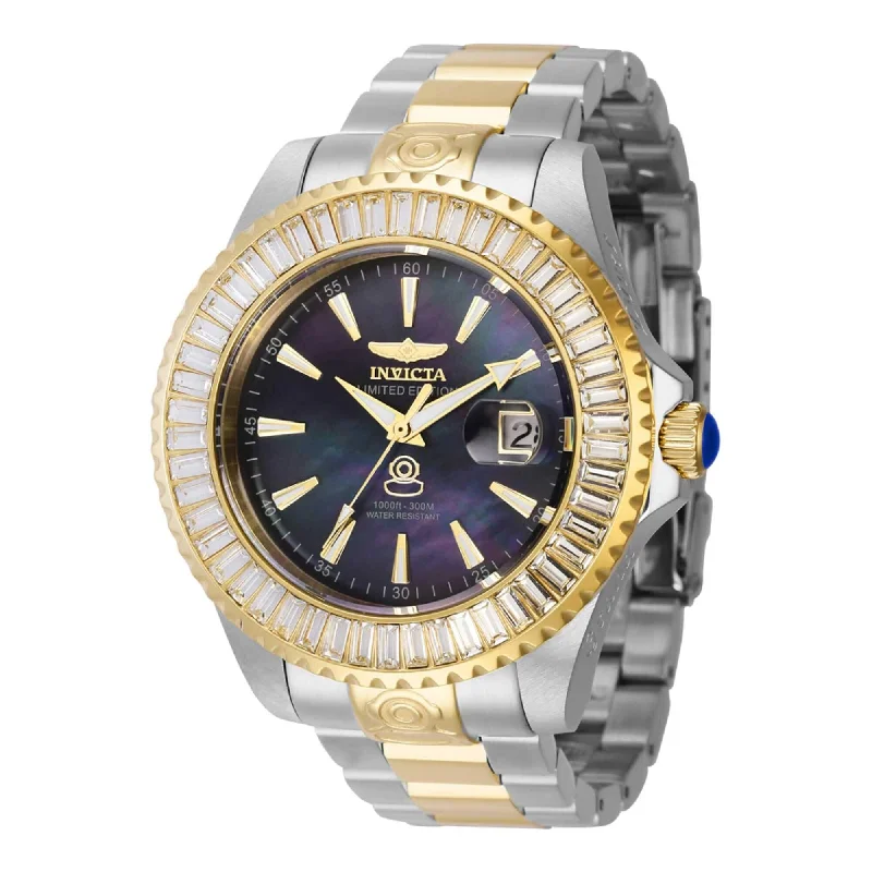 Women's bridal bangles-Invicta Men's Watch - Cruiseline Automatic Date Display Two Tone Bracelet | 44337