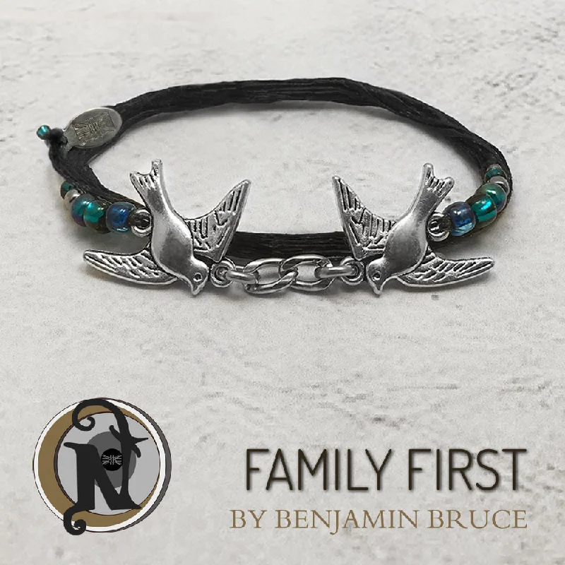 Women's star bangles-Family First NTIO Bracelet By Ben Bruce